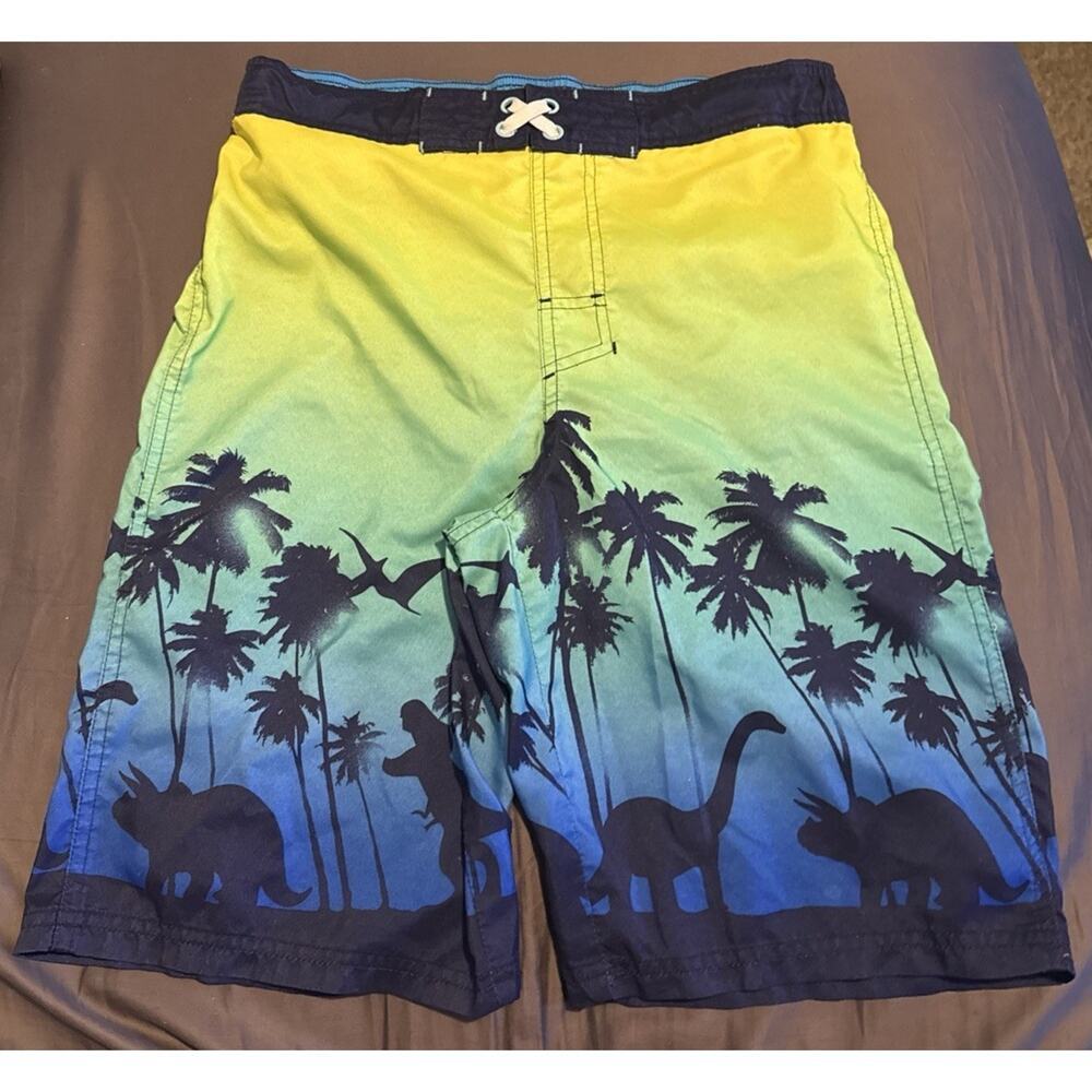 PANTS BOYS Swim Shorts XL 16 Husky Adjustable Waist
